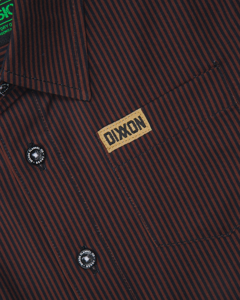 Youth Benny Short Sleeve - Brown - Dixxon Flannel Co.