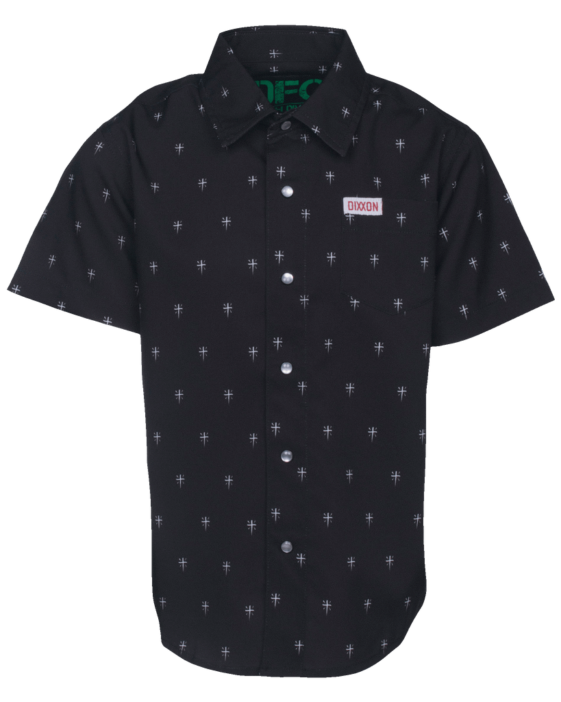 Youth Historia Short Sleeve - Black - Dixxon Flannel Co.