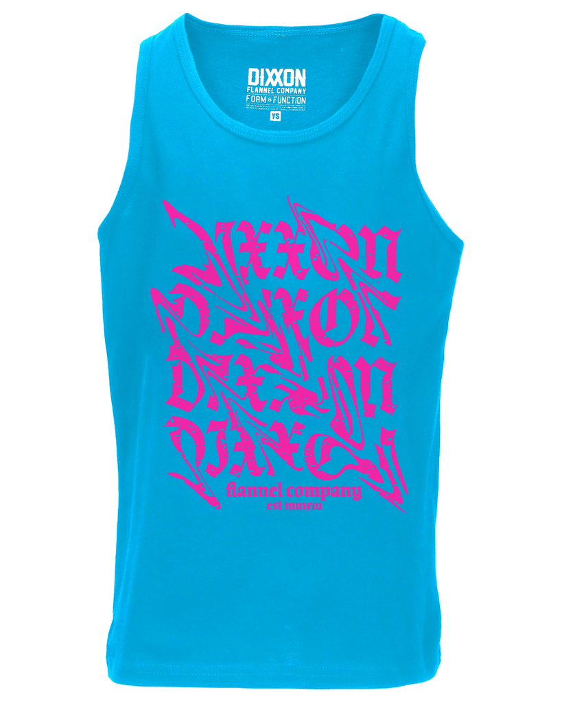 Youth Shockwave Tank - Blue - Dixxon Flannel Co.