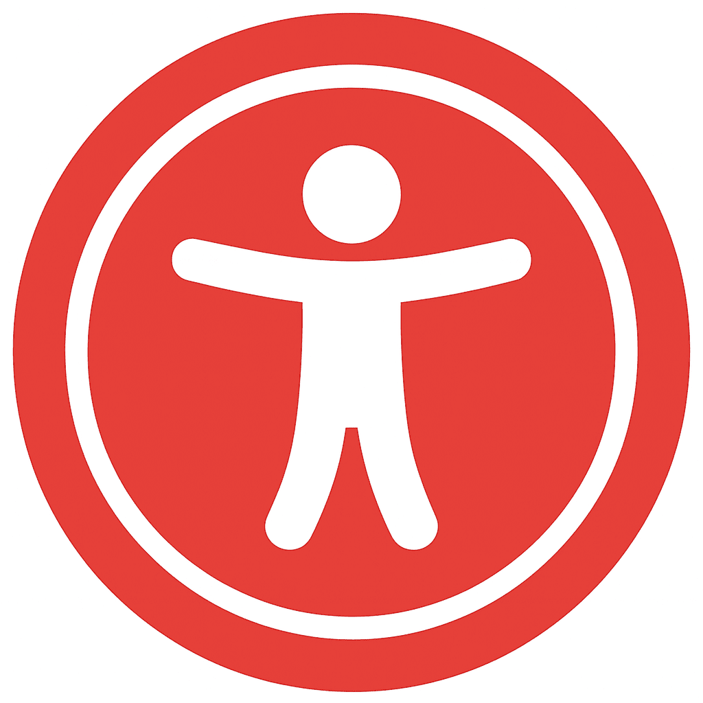 Accessibility Menu - Desktop
